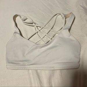 lululemon white sports bra